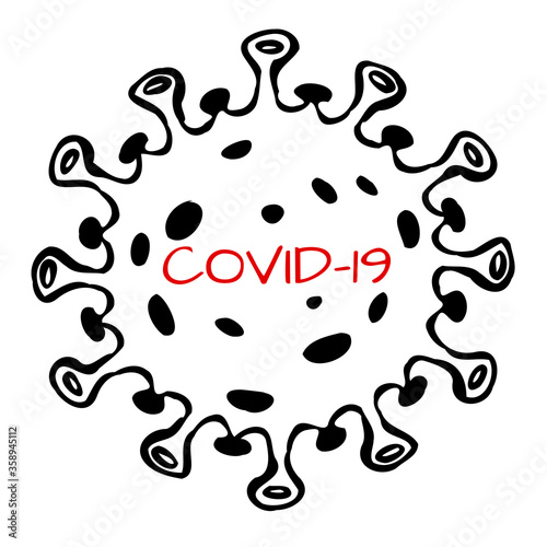 Coronavirus COVID-19 icon