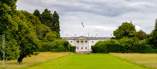 Photography Residence of the President of Ireland in Phoenix park, Dublin, Ireland