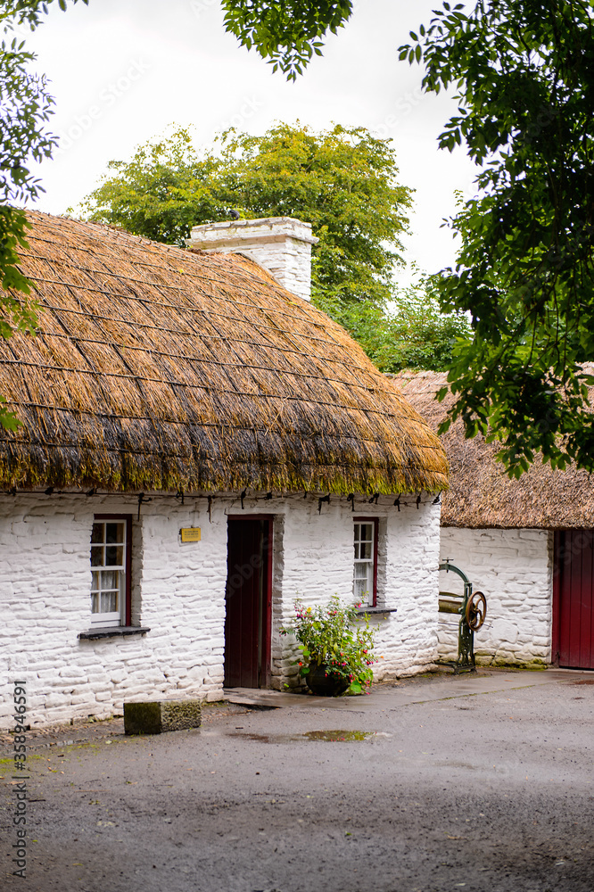 House in Bunratty village (End of the Raite river) is an authentic small village in County Clare, Ireland House in Bunratty village (End of the Raite river) is an authentic small village in County Clare, Ireland