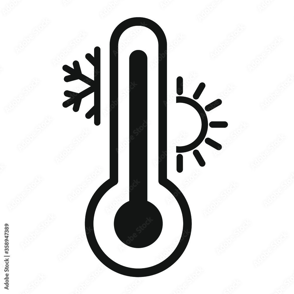 Thermometer icon vector. Temperature Sign
Thermometer icon vector. Temperature Sign