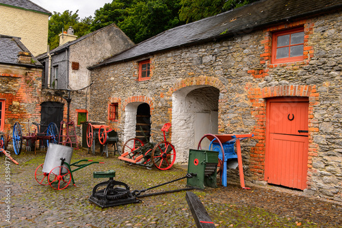House in Bunratty village (End of the Raite river) is an authentic small village in County Clare, Ireland photo