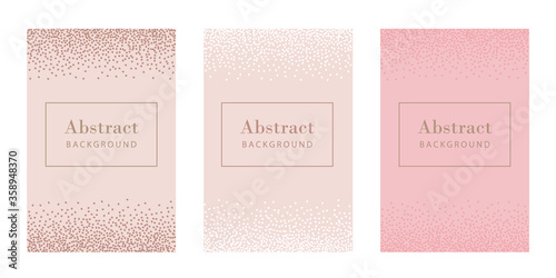 Organic pattern set. Abstract shapes like corals.