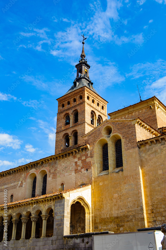 It's Iglesia de San Esteban (San Esteban Church), Segovia, Spain