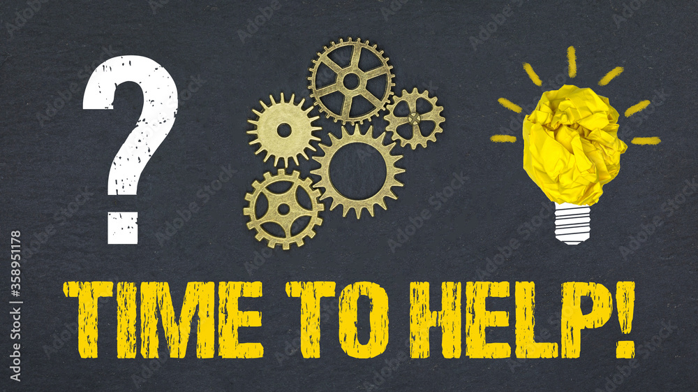 Obraz premium Time to help!