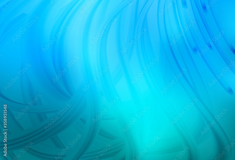 Light BLUE vector glossy abstract background.