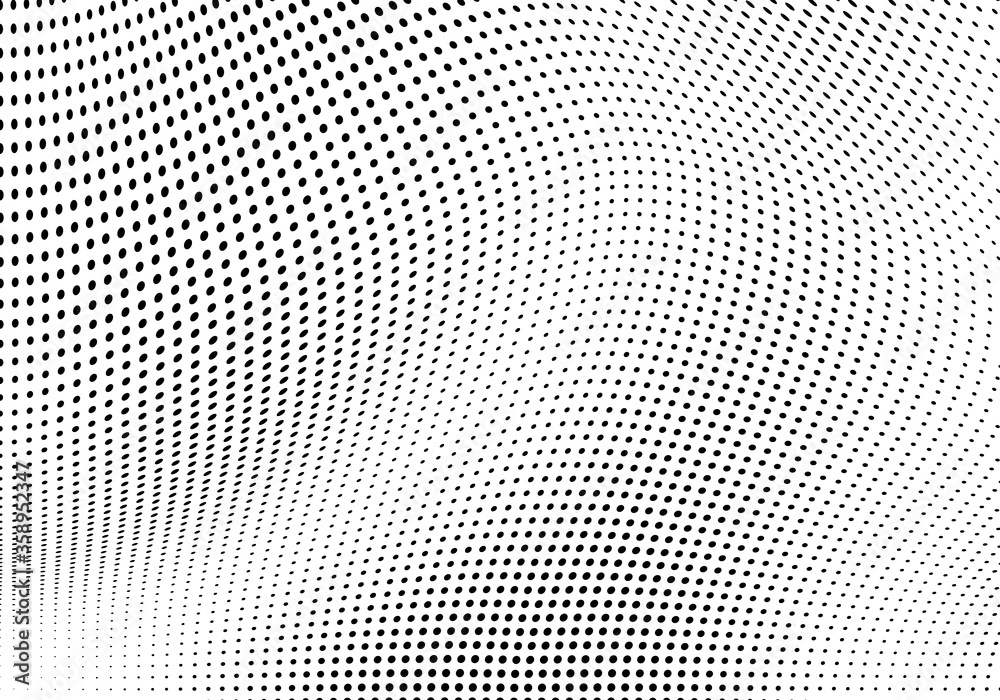 Abstract halftone wave dotted background Abstract halftone wave dotted background