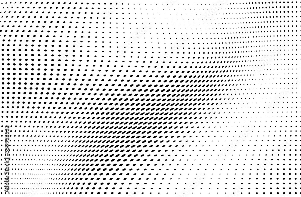Abstract halftone wave dotted background Abstract halftone wave dotted background