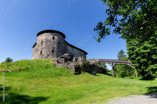 Raseborg Castle (Finnish: Raaseporin linna, Swedish: Raseborgs slott), a medieval castle in Finland, build in 14th century photo