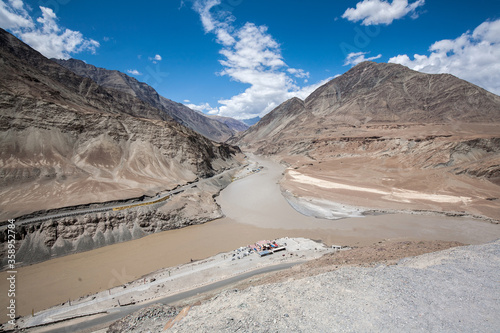 Zanskar River, Famous viewpoint of Leh Ladakh, India