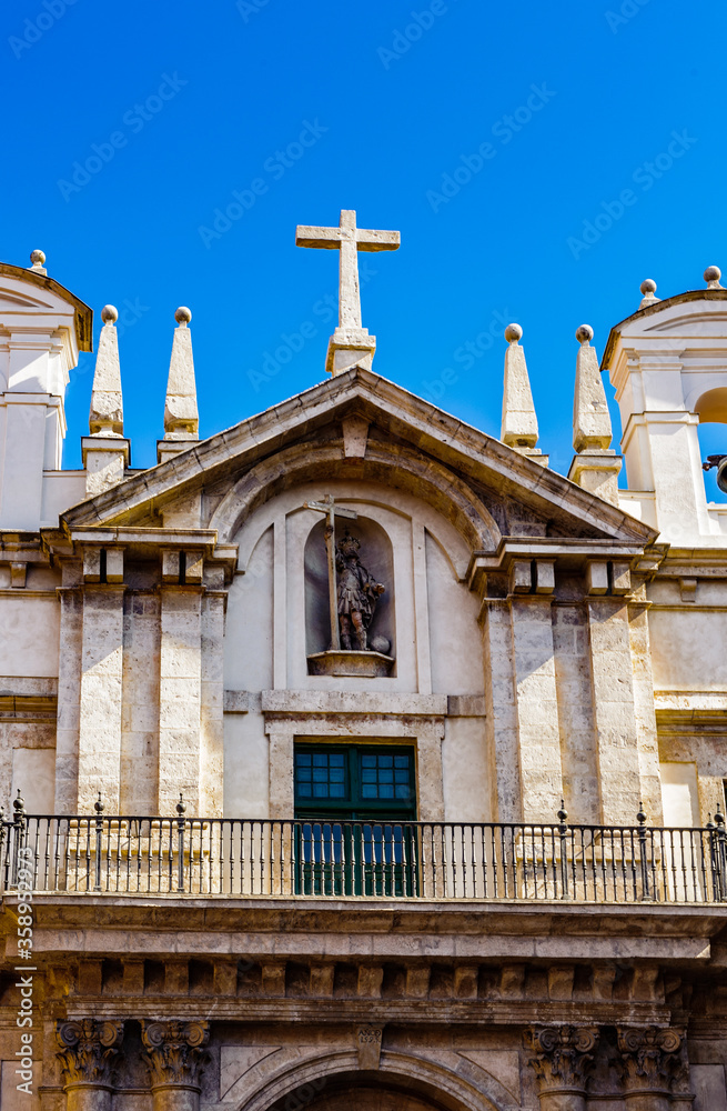 It's Church of San Benito, Valladolid, Spain