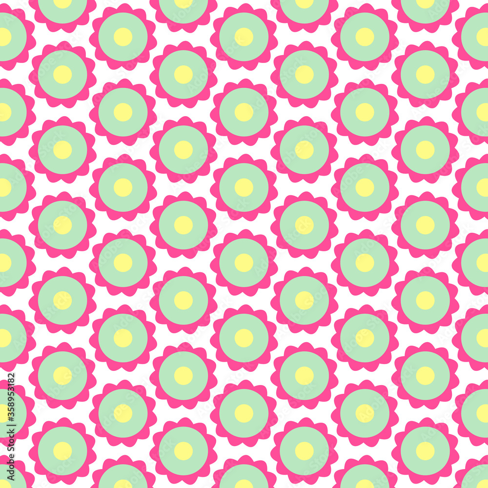 simple red and green floral pattern design background vector eps.10 simple red and green floral pattern design background vector eps.10