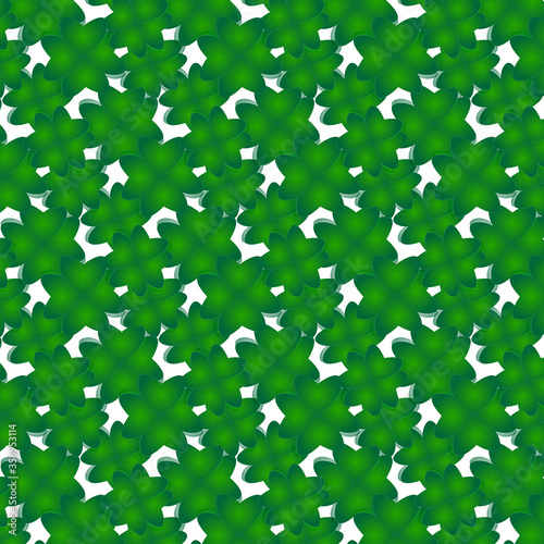 clover leaves  pattern  background vector eps.10