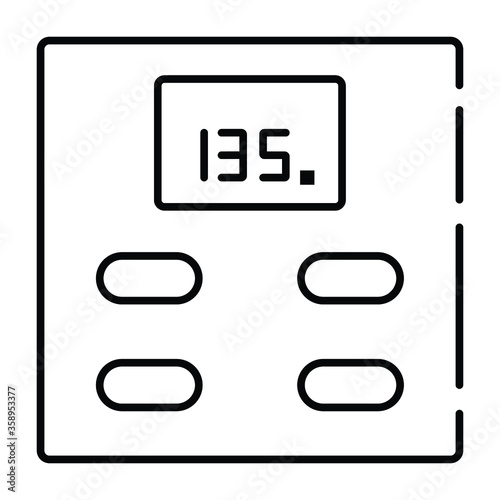 Glucose sugar test icon vector