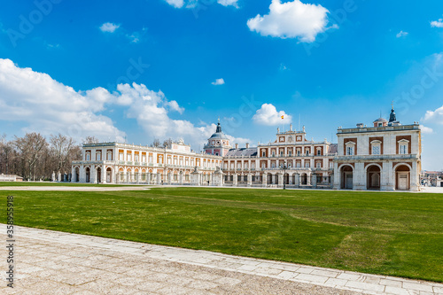 It's Square near the Palacio Real de Aranjuez, Spain