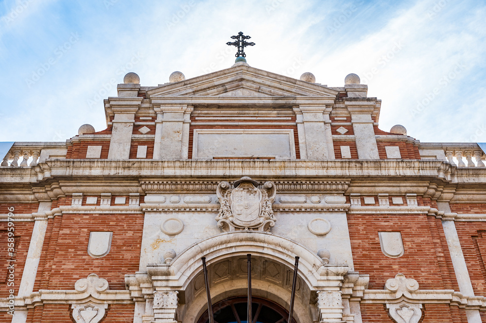 Obraz premium It's Architecture of the Historic Centre of Valencia, Spain