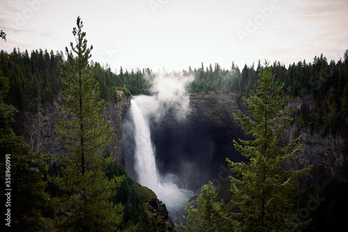 Helmcken Falls waterfall on the Murtle River photo