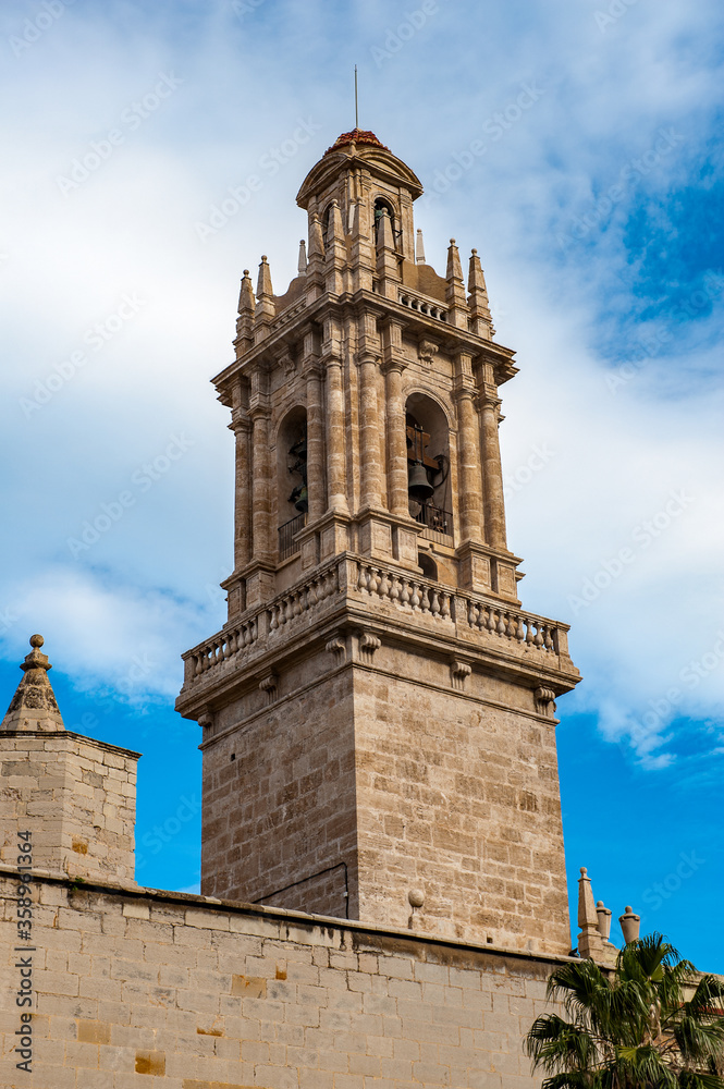 It's Tower of the Convent of Santo Domingo de Valencia, Former General Captaincy of Valencia. Valencia, Spain