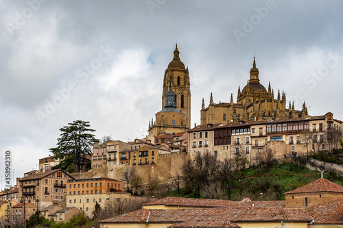 It's Old Town of Segovia, Spain. UNESCO World Heritage Site © Anton Ivanov Photo