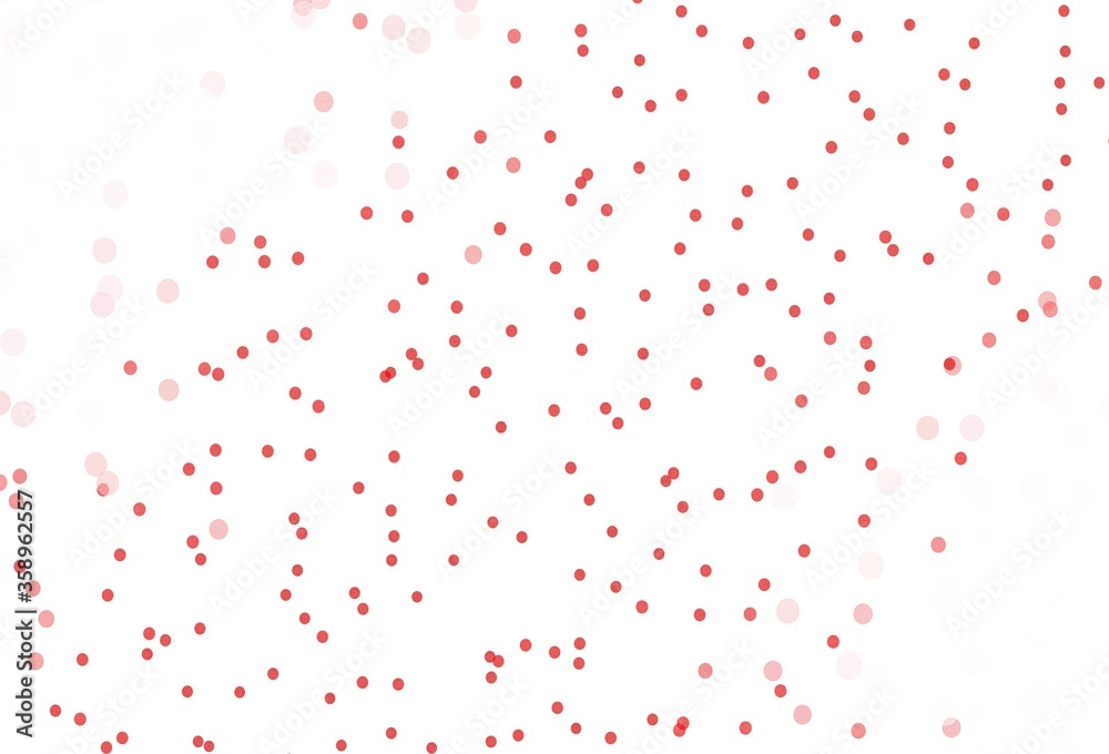 Light Red vector layout with bright snowflakes. Light Red vector layout with bright snowflakes.