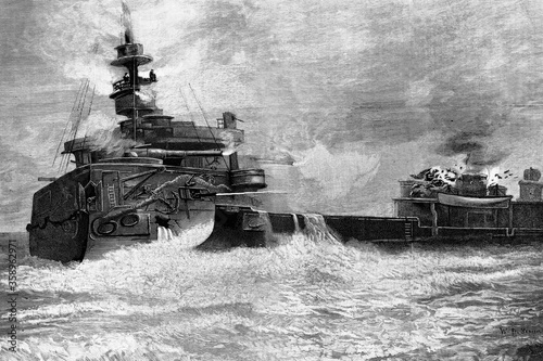 Fotografie Great war of 1892