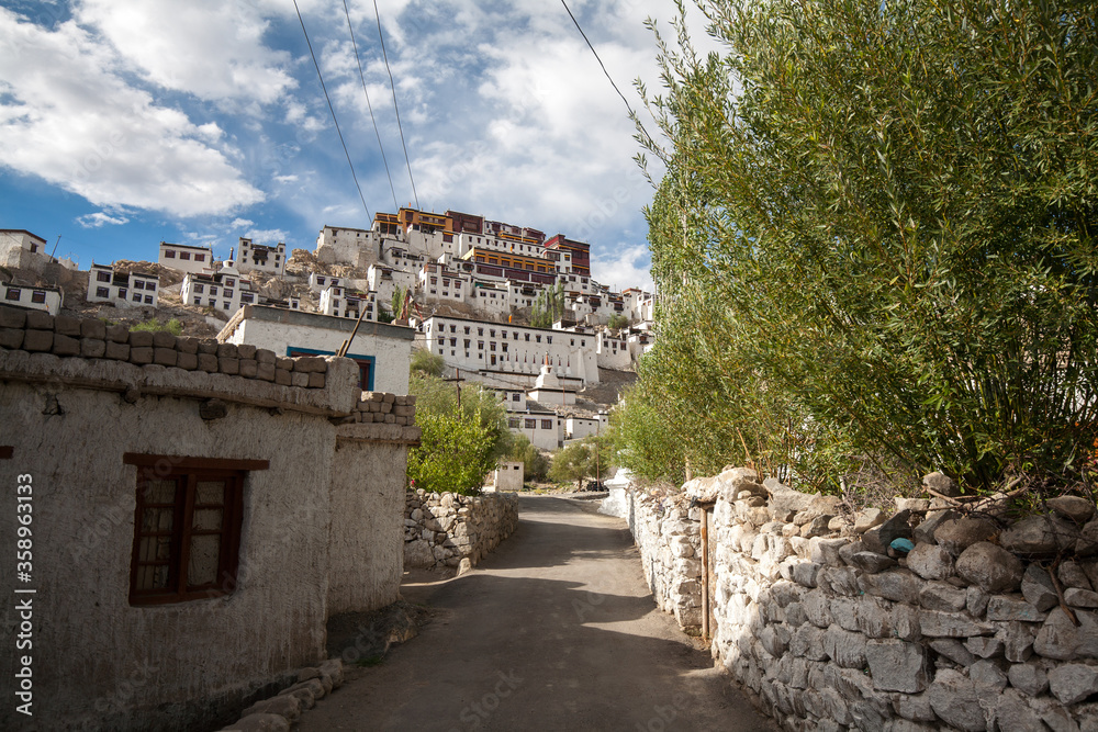 Thiksey Monastery, Leh Ladakh, Indai