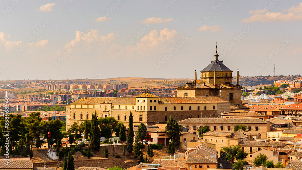 Panorama of the city of Toledo, Spain