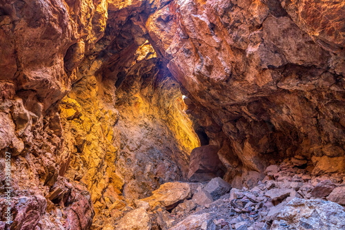 gallery of the old mines of Beninar (Spain)   © Javier