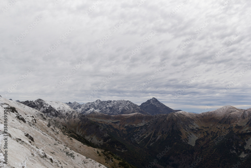 First snow in Tatra Mountains