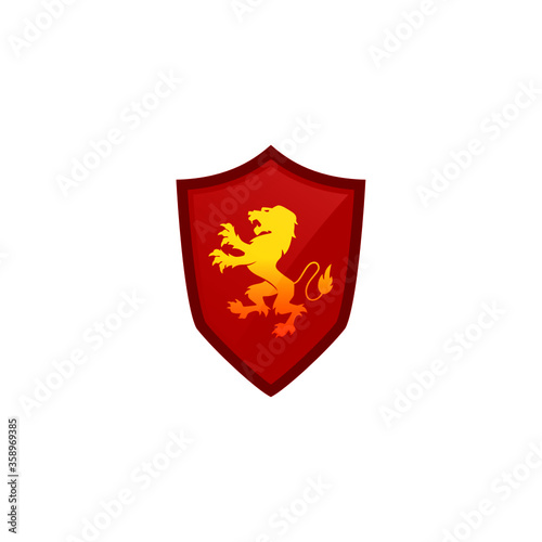 Free Download King Lion Label Logo Illustration  Template, Lion Strong Logo Royal Premium Elegant Design - GFXLoad