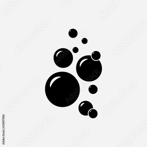 Bubble  icon vector