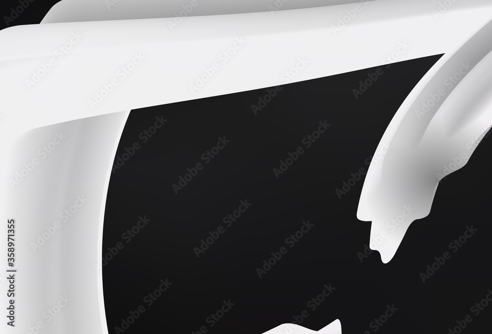 Dark Gray vector blurred background. Dark Gray vector blurred background.