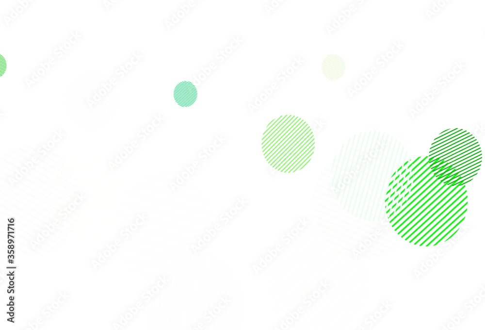 Light Green vector background with bubbles. Light Green vector background with bubbles.