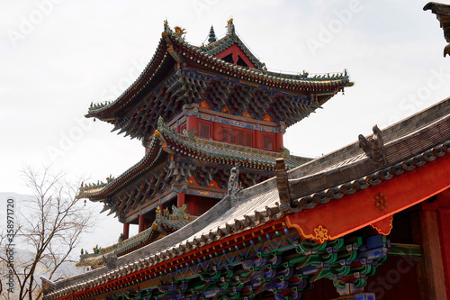 It's Pagoda at the Authentic Shaolin Monastery (Shaolin Temple), a Zen Buddhist temple. UNESCO World Heritage site