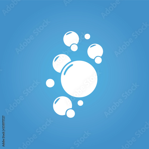 Bubble icon vector