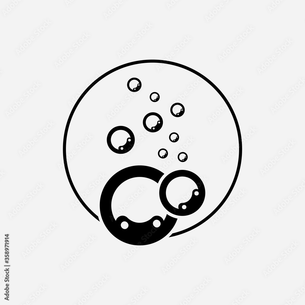 Bubble icon vector Bubble icon vector