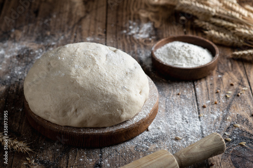 dough in bread bakery old