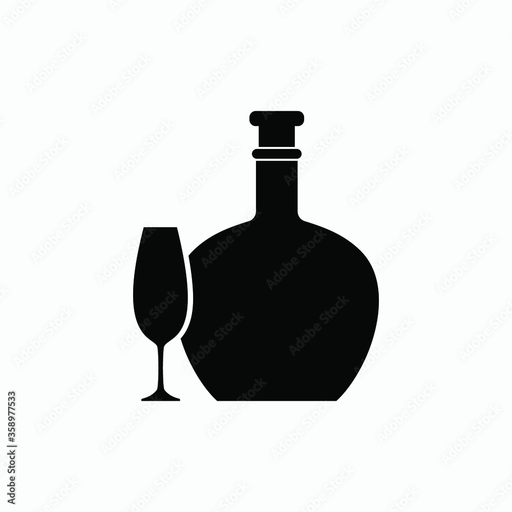 wine icon vector sign symbol wine icon vector sign symbol