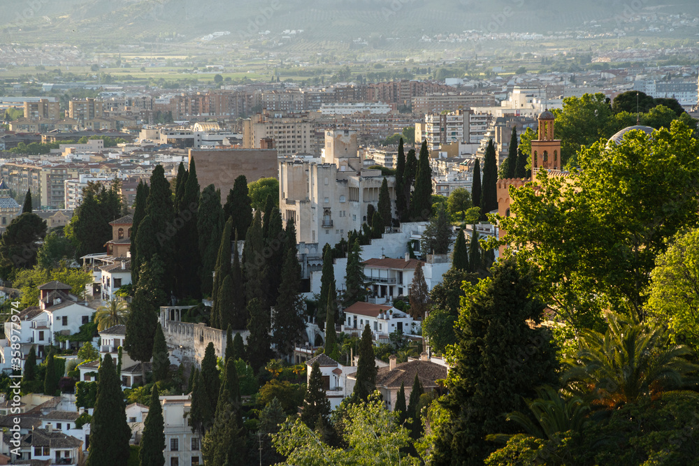Obraz premium Granada Spain photos of the city of the Alhambra