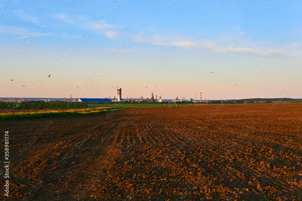 industrial and agricultural landscape industrial and agricultural landscape