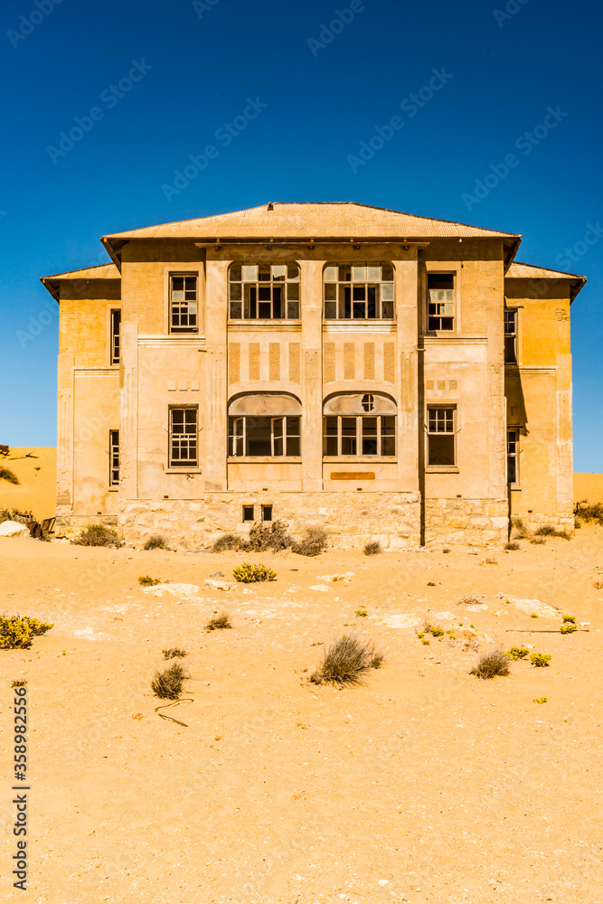 Kolmanskop (Coleman's hill), a ghost town in the Namib desert