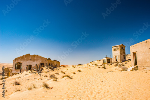 Kolmanskop (Coleman's hill), a ghost town in the Namib desert