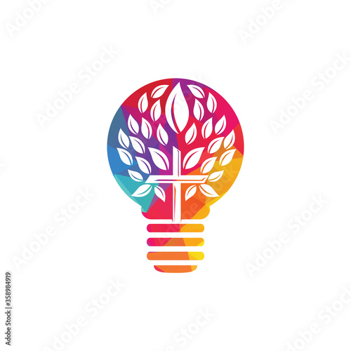 Church logo design. Ministry Logo Design for Church. The Lamp of Jesus Christ. God's lamp sign.