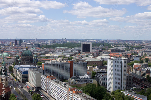 Panoramic view to Berlin from Radisson Berlin Alexanderplatz Hotel © Oleksandr