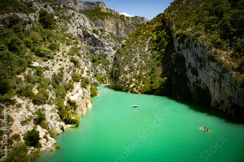 Fototapeta Naklejka Na Ścianę i Meble -  Gorges du Verdon/Verdon Gorges in Provence France.