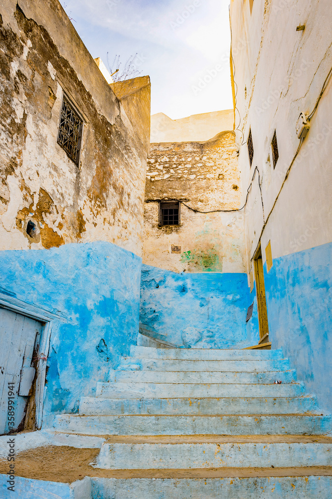 It's Moulay Idriss, the holy town in Morocco, named after Moulay Idriss I arrived in 789 bringing the religion of Islam