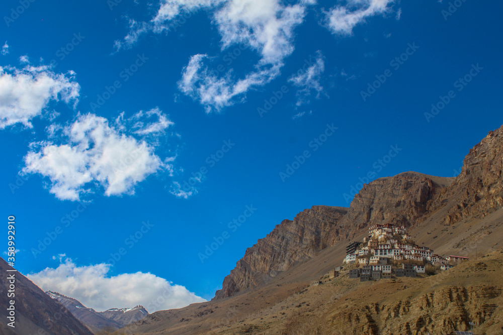 Key monastry,Kaza,Spiti Valley,Himachal Pradesh,India