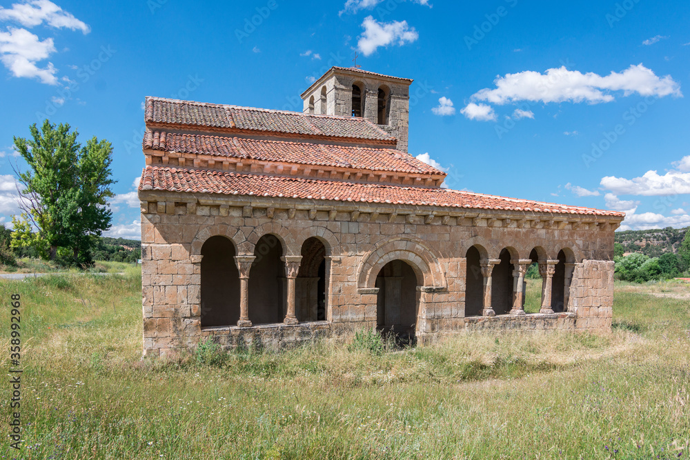 Church of Our Lady of Las Vegas in the province of Segovia in Requijada, example of the Romanesque of Spain