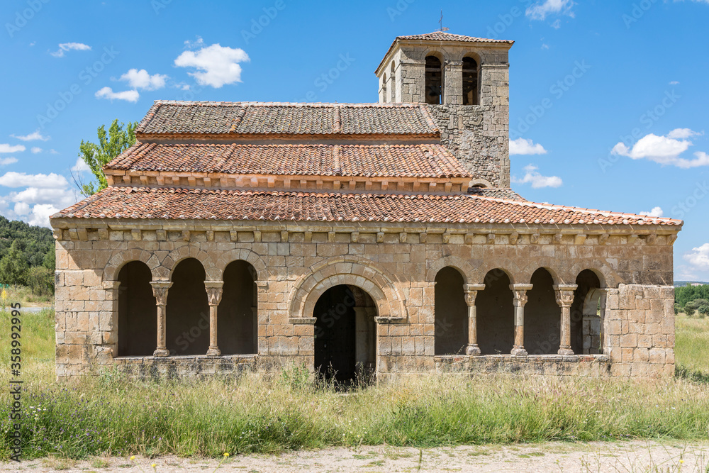 Church of Our Lady of Las Vegas in the province of Segovia in Requijada, example of the Romanesque of Spain