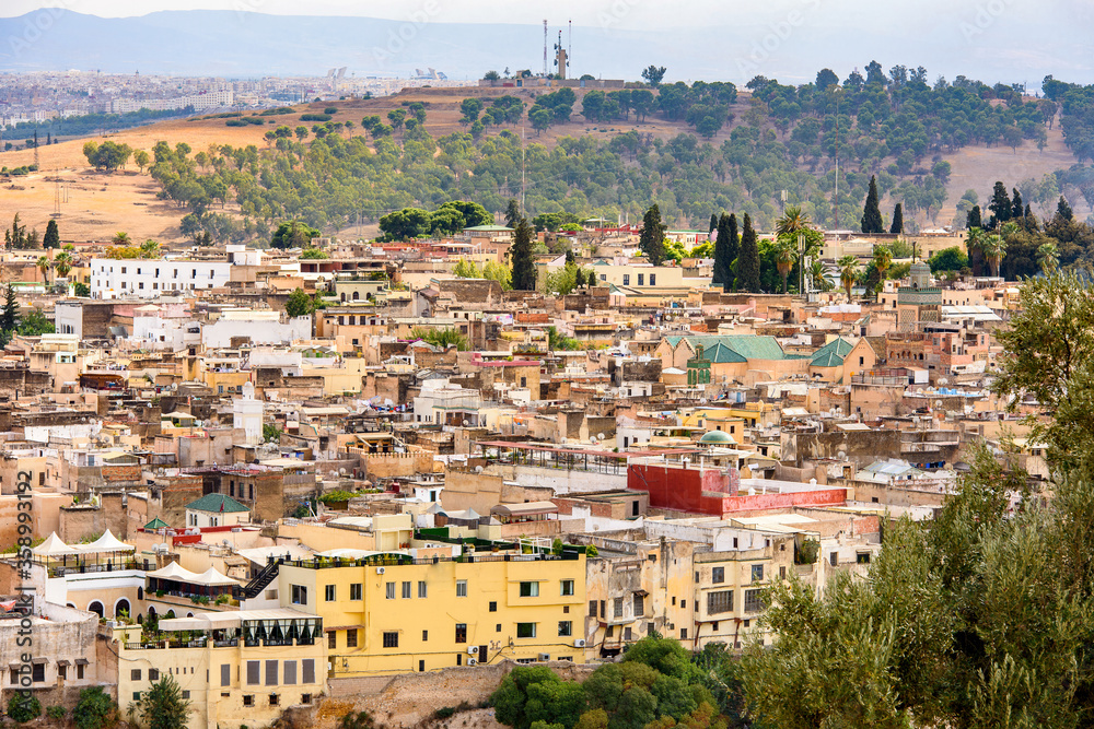 It's Architecture of Fez, the second largest city of Morocco. Fez was the capital city of modern Morocco until 1925 and