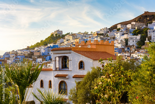 It's Architecture of Chefchaouen, Morocco.
